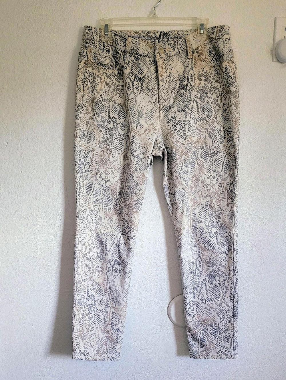 Chico's Skinny Jeans in Neutral Snake Print (GB)